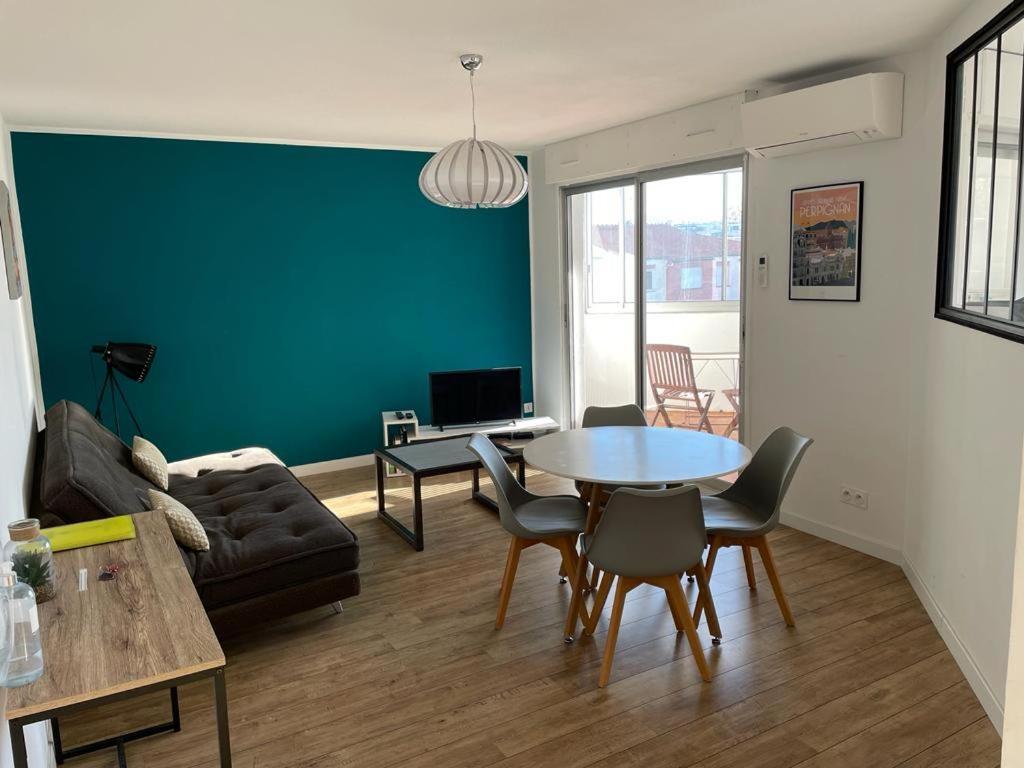 T2 55M2 Perpignan Proche Centre Ville Et Gare Avec Parking Exterior photo